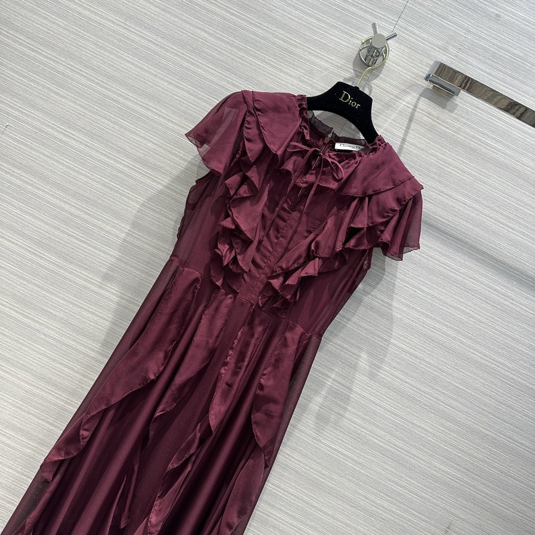 Long silk dress фото 2