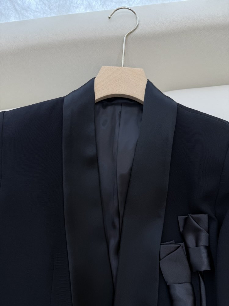 Blazer from long sleeves фото 6