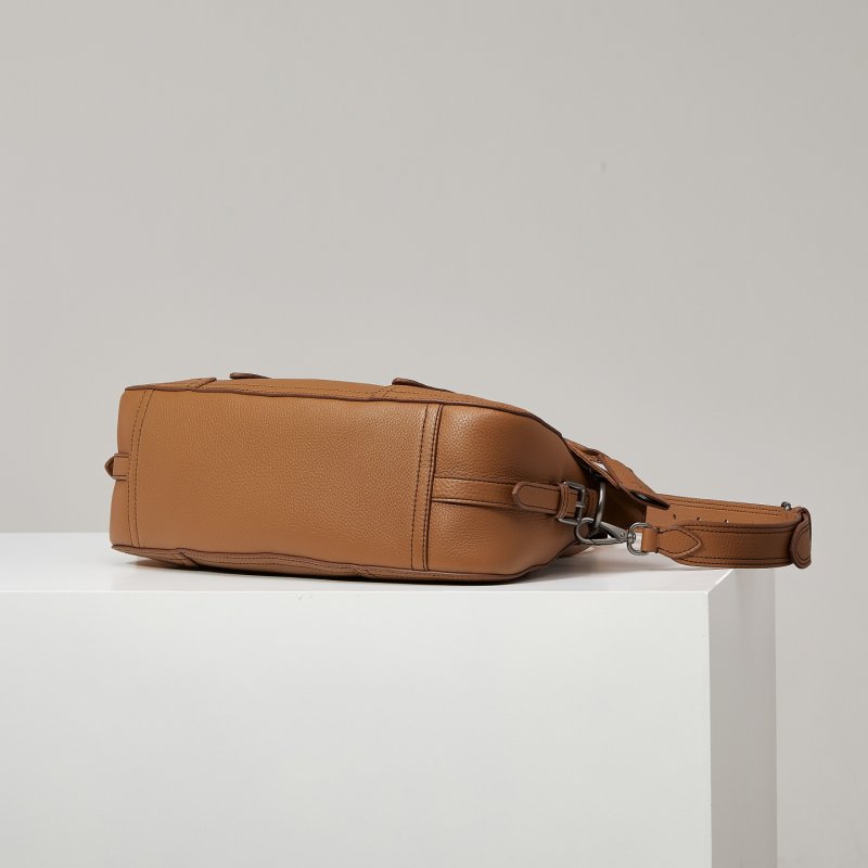 Большая кожаная сумка тоут 35 см фото 4