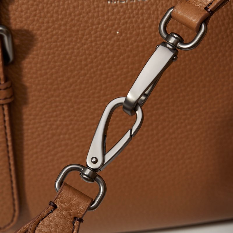 Большая кожаная сумка тоут 35 см фото 6