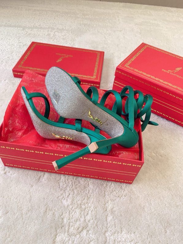 Sandals Cleo on high heel фото 2