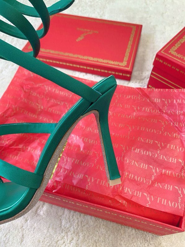 Sandals Cleo on high heel фото 8