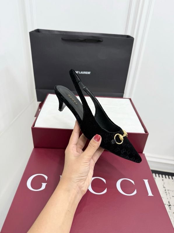 Босоножки Horsebit на каблуке с острым носком фото 4