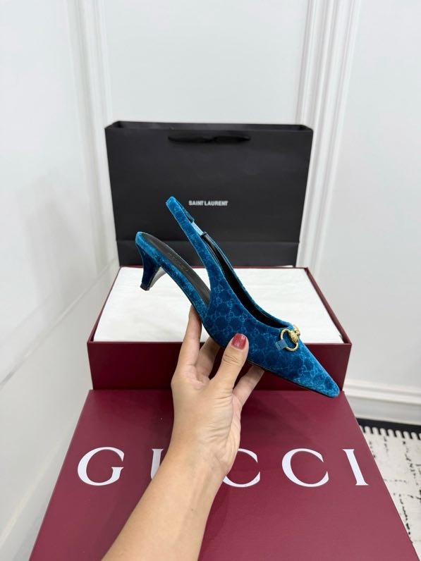 Босоножки Horsebit на каблуке с острым носком фото 5