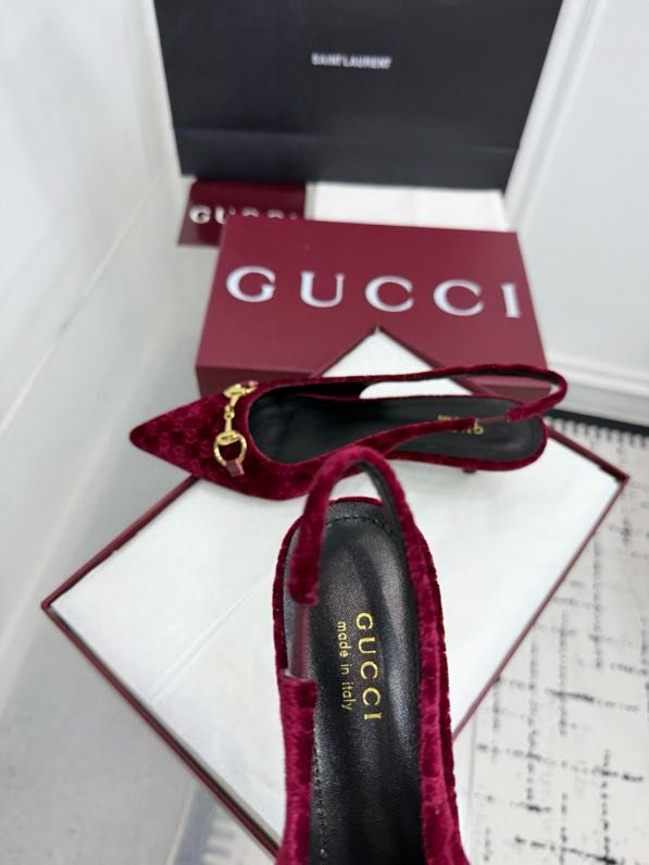 Босоножки Horsebit на каблуке с острым носком фото 6