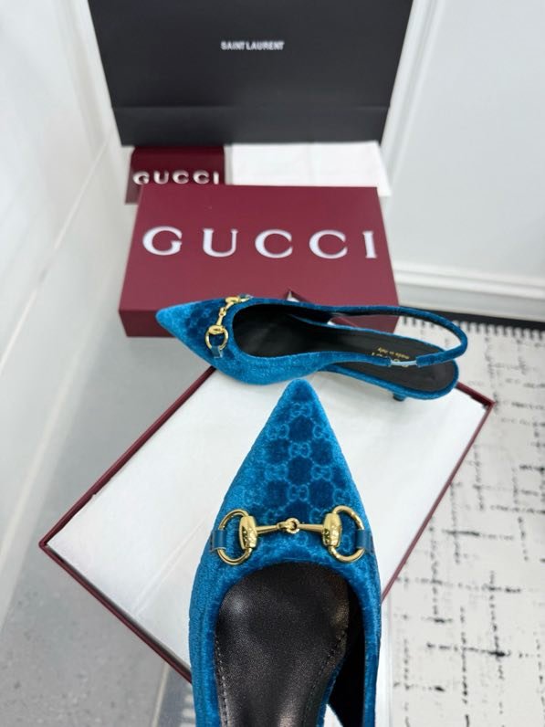 Босоножки Horsebit на каблуке с острым носком фото 6