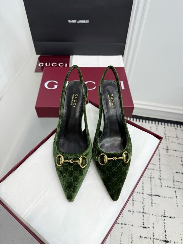 Босоножки Horsebit на каблуке с острым носком фото 7