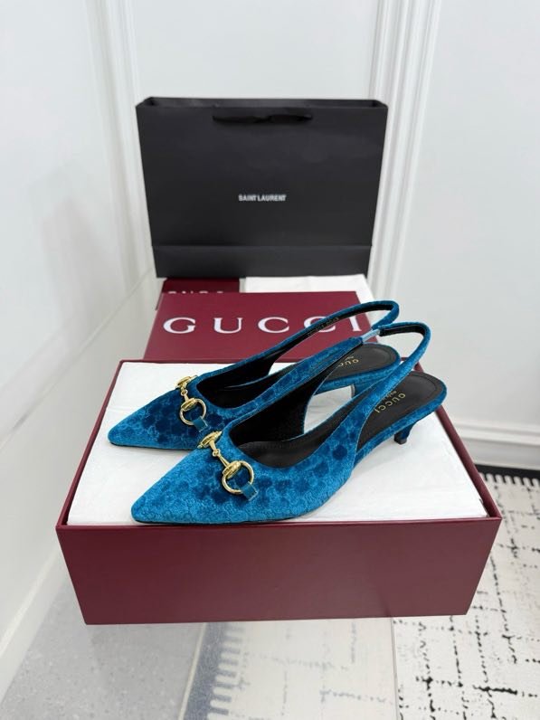 Босоножки Horsebit на каблуке с острым носком фото 8