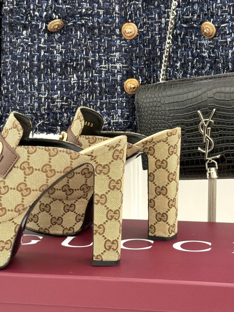 Босоножки на платформе и высоком каблуке фото 6