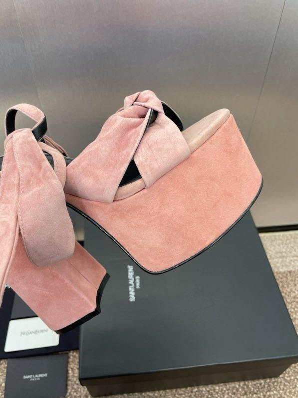 Sandals on platform from high heel фото 6