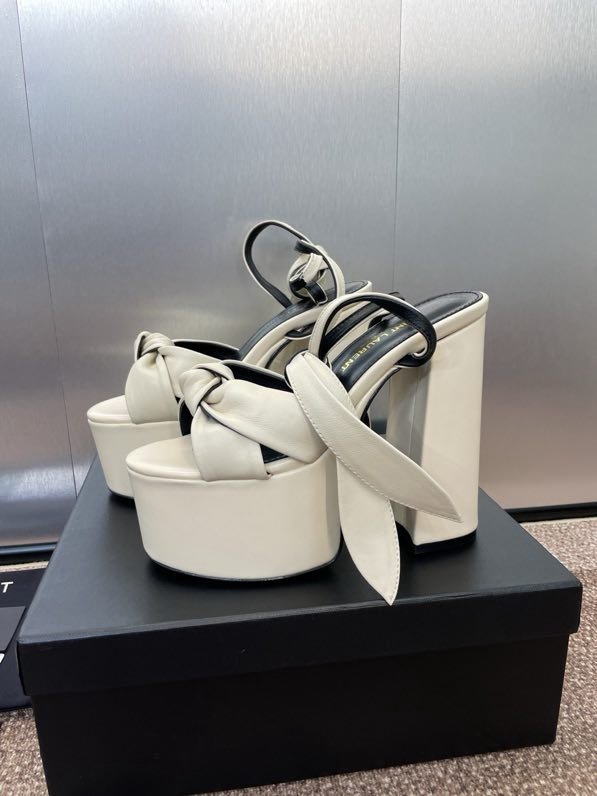 Sandals on platform from high heel фото 7