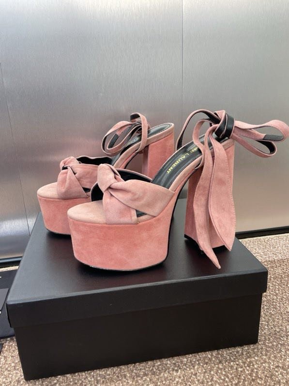 Sandals on platform from high heel фото 7