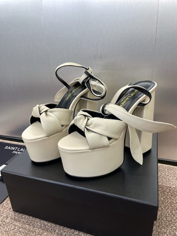 Sandals on platform from high heel фото 8