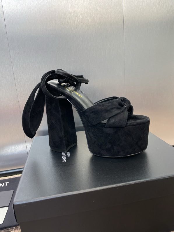 Sandals on platform from high heel фото 8