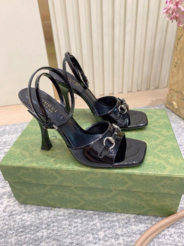 Босоножки на высоком каблуке Horsebit фото 4