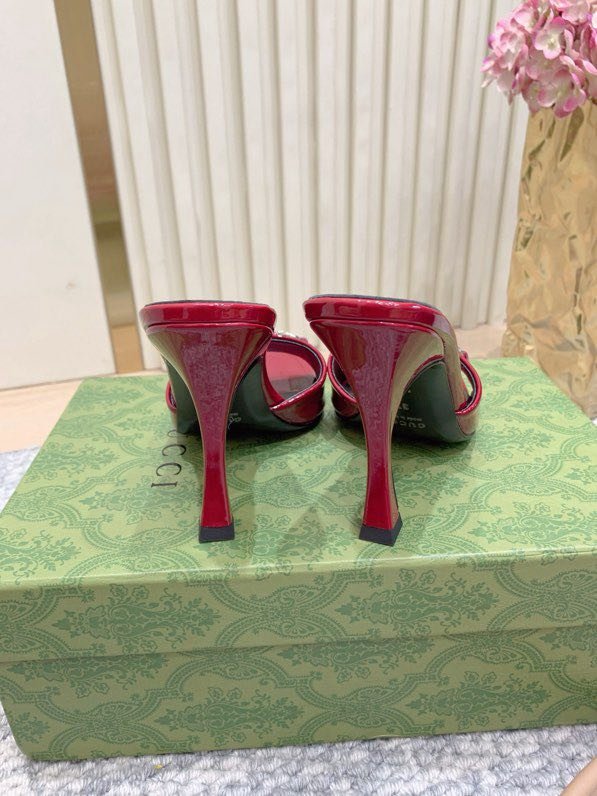 Босоножки на высоком каблуке Horsebit фото 4