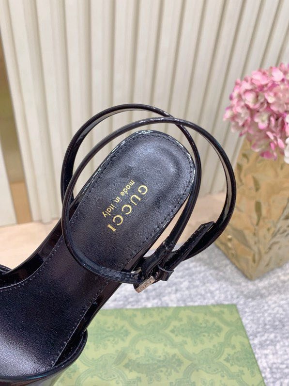 Босоножки на высоком каблуке Horsebit фото 6