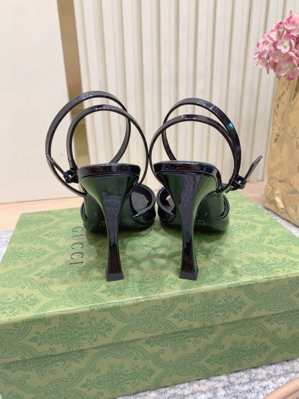 Босоножки на высоком каблуке Horsebit фото 8