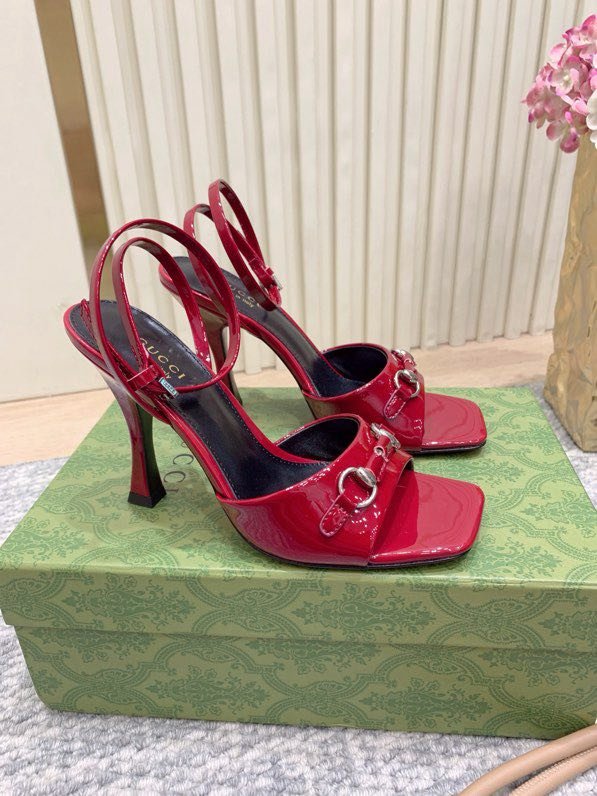 Босоножки на высоком каблуке Horsebit фото 8