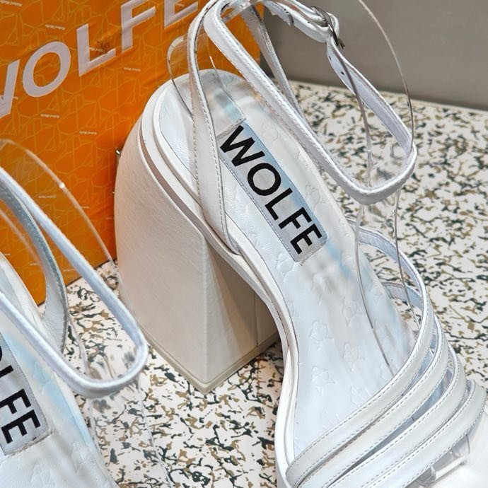 Sandals on high heel and platform фото 8