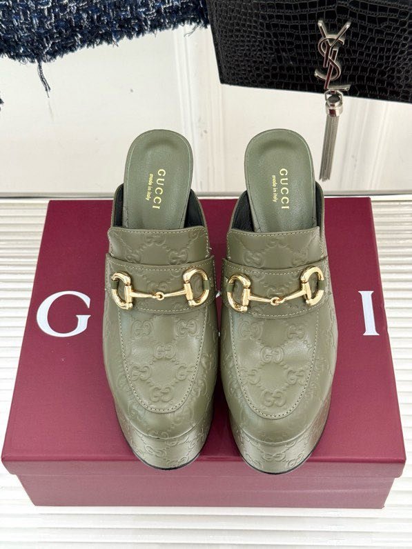 Босоножки на высоком каблуке Platform Horsebit фото 4