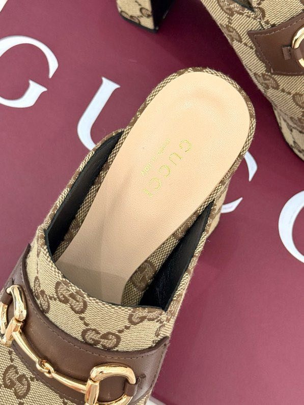 Босоножки на высоком каблуке Platform Horsebit фото 4