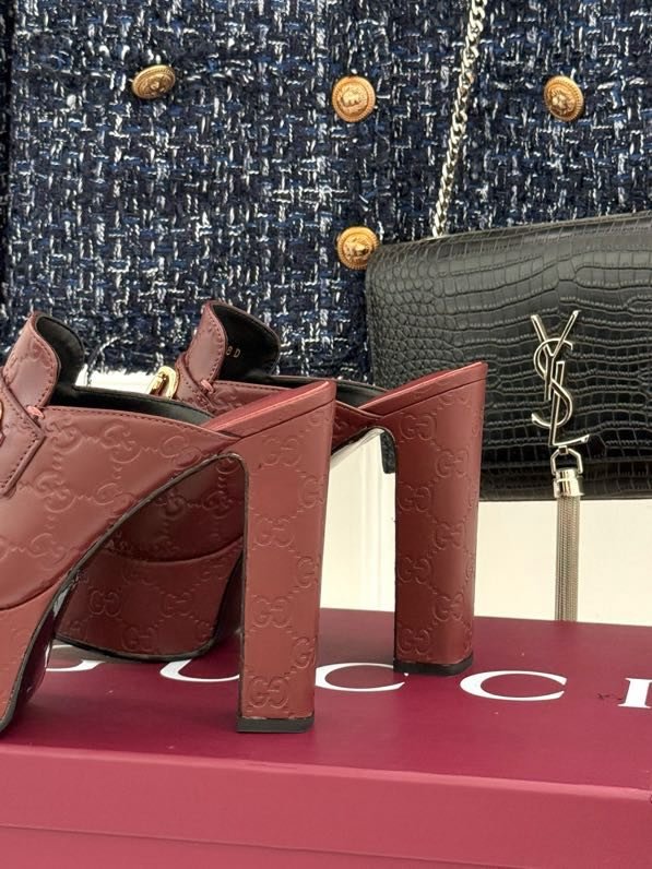 Босоножки на высоком каблуке Platform Horsebit фото 6