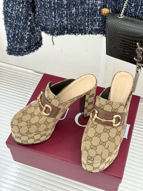 Босоножки на высоком каблуке Platform Horsebit фото 6