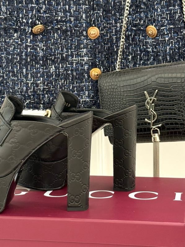 Босоножки на высоком каблуке Platform Horsebit фото 7