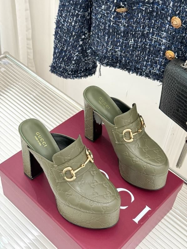 Босоножки на высоком каблуке Platform Horsebit фото 7