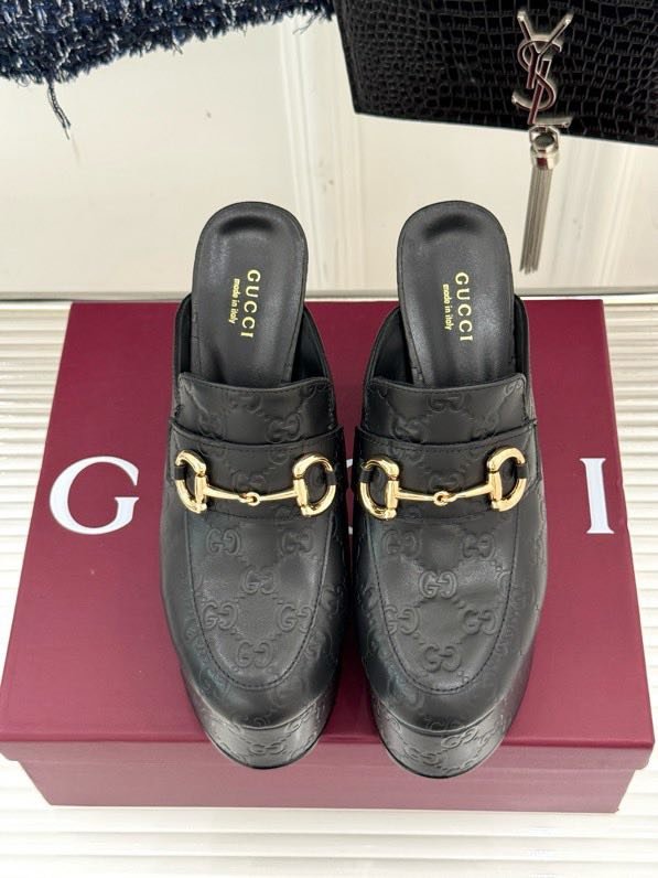 Босоножки на высоком каблуке Platform Horsebit фото 8