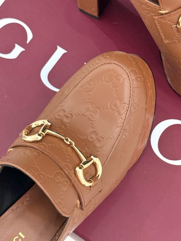 Босоножки на высоком каблуке Platform Horsebit фото 9