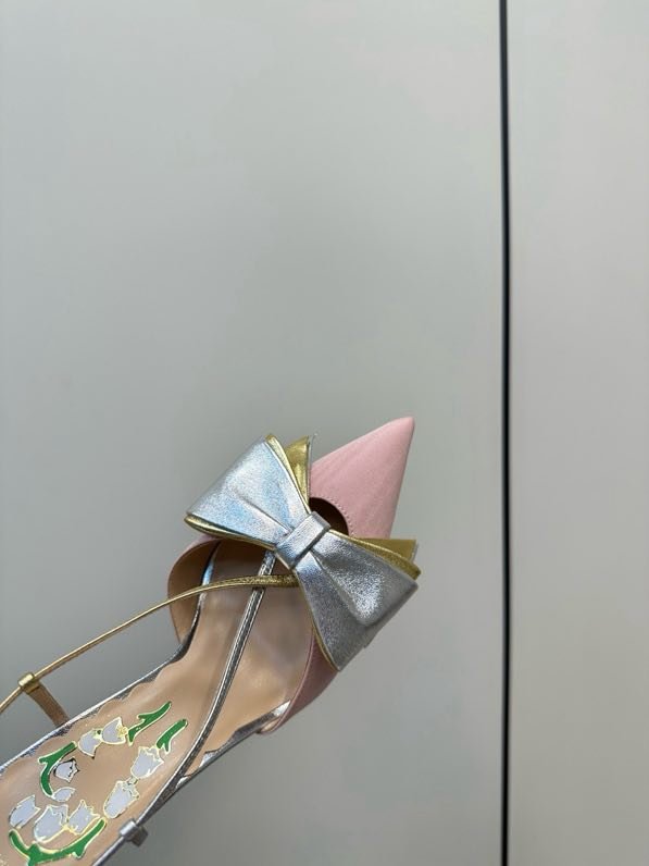 Босоніжки на високому підборах з бантом фото 7