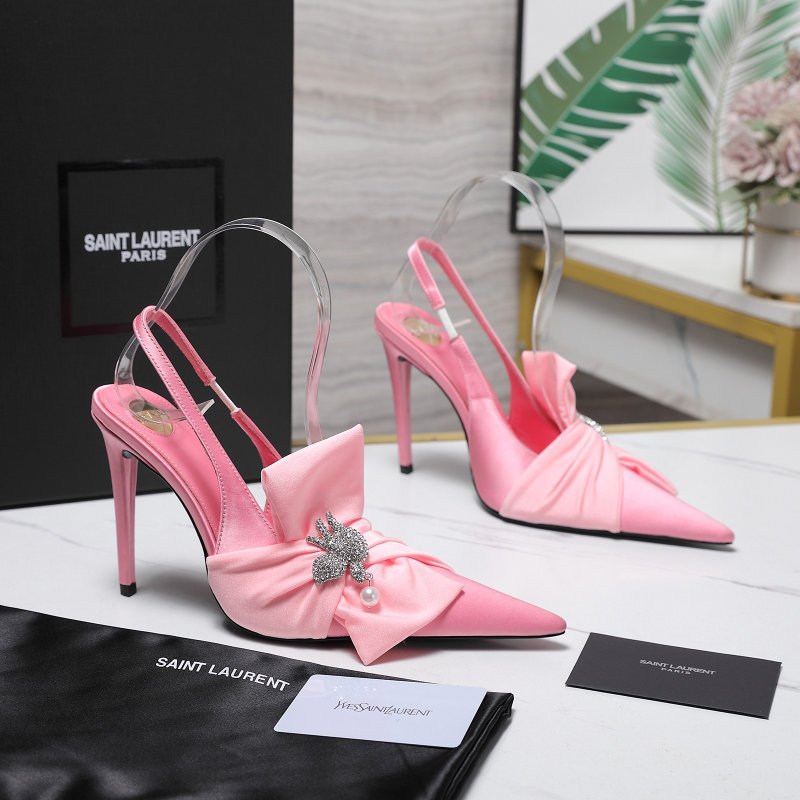 Sandals on high heel