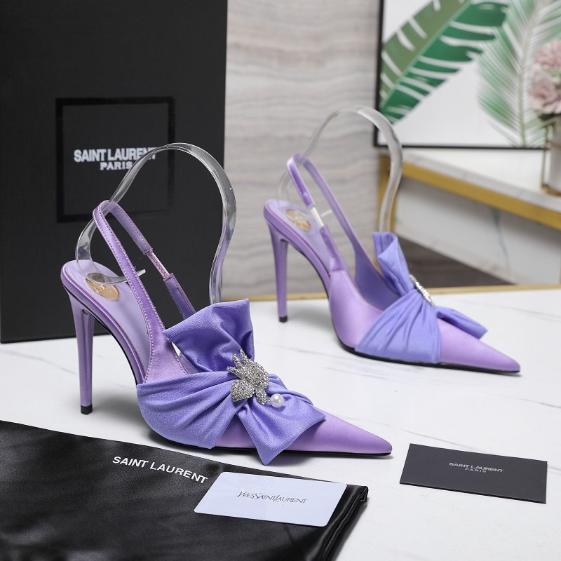 Sandals on high heel