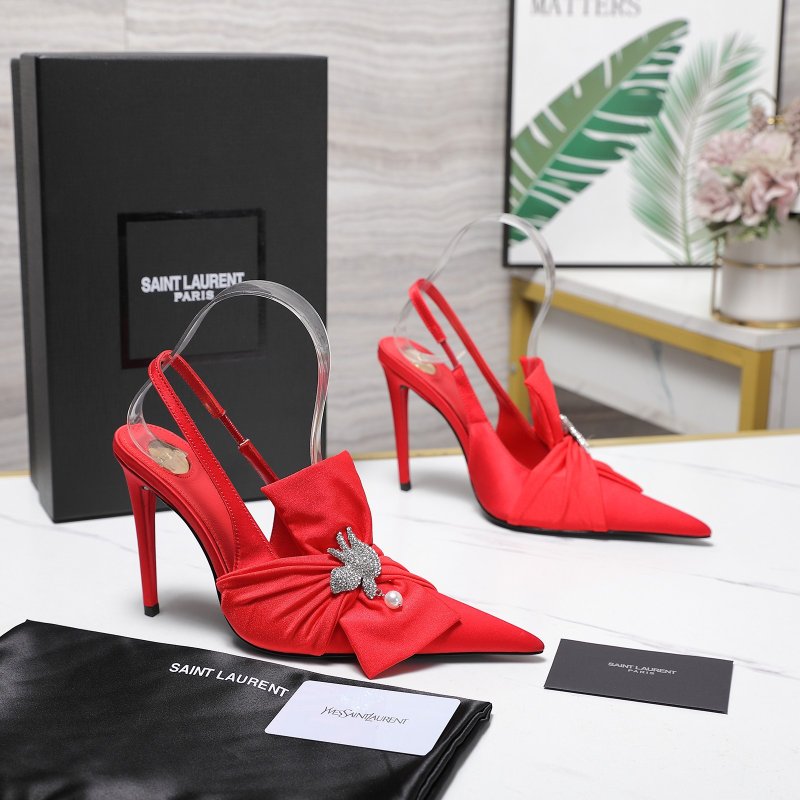 Sandals on high heel