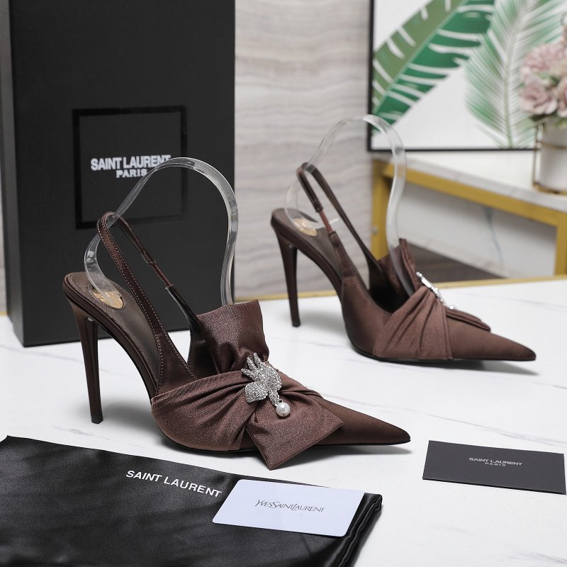 Sandals on high heel