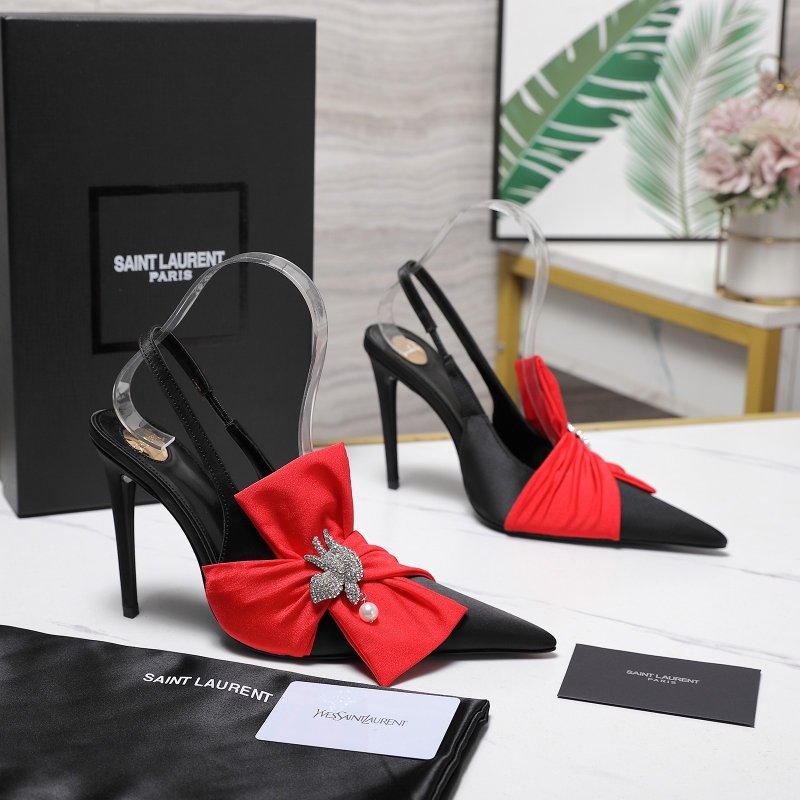 Sandals on high heel