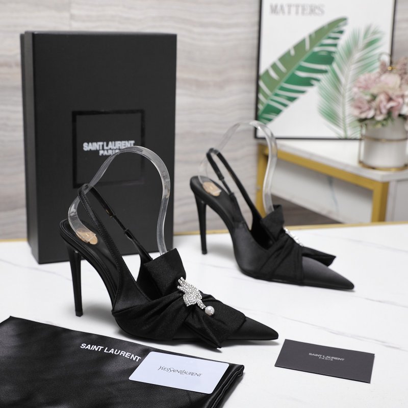 Sandals on high heel