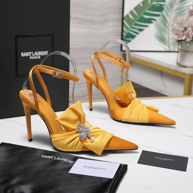 Sandals on high heel