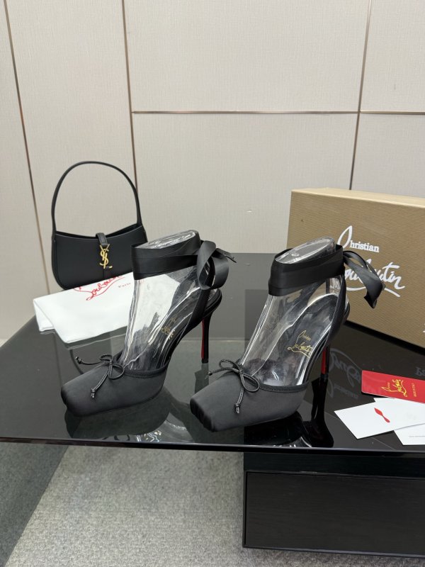 Sandals on high heel