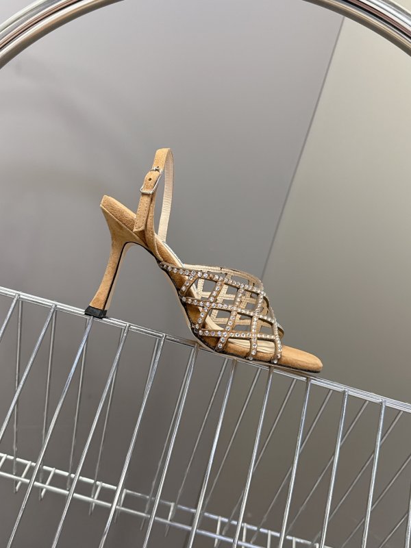 Sandals on high heel