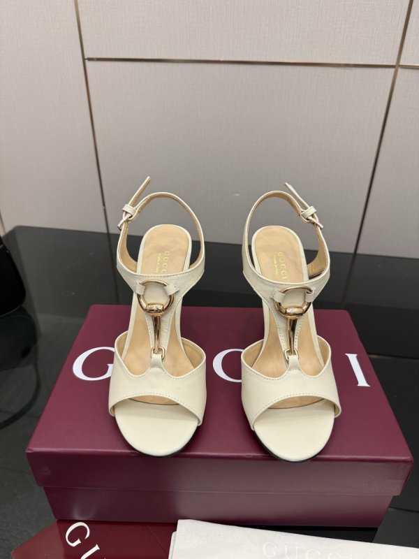 Sandals on high heel