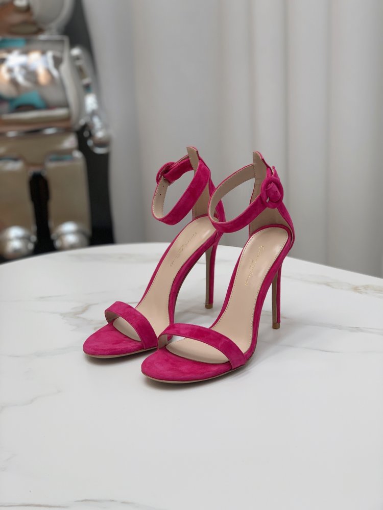 Sandals on high heel