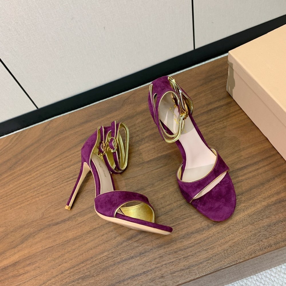 Sandals on high heel