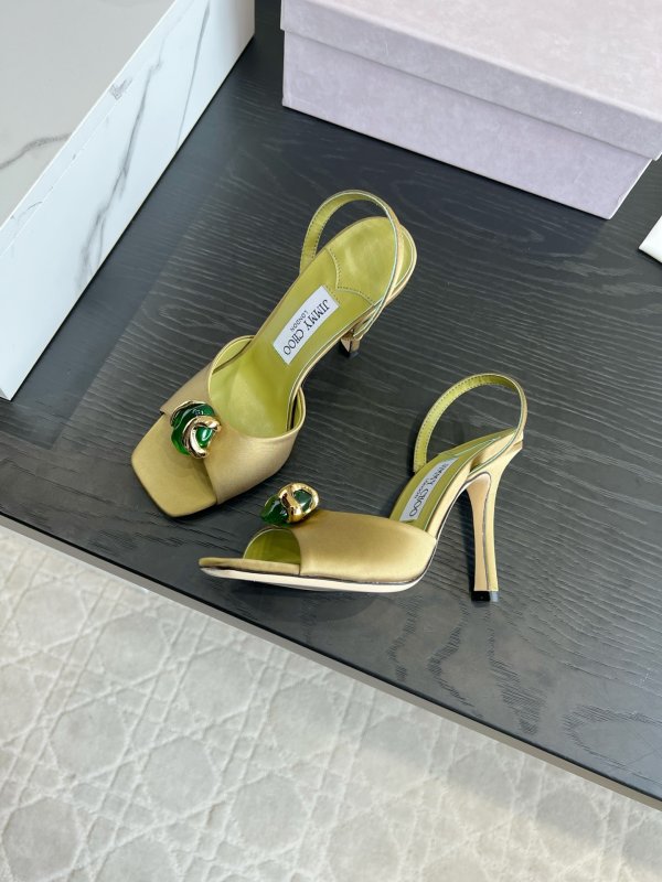 Sandals on high heel