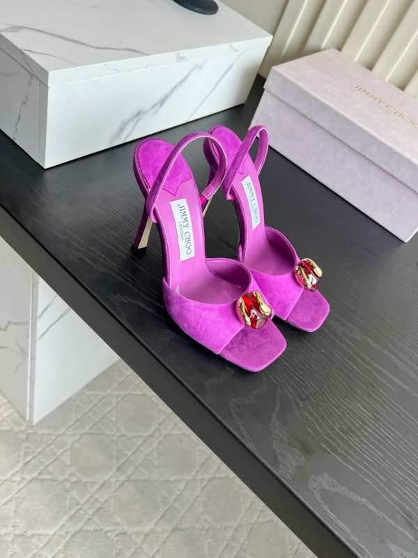 Sandals on high heel