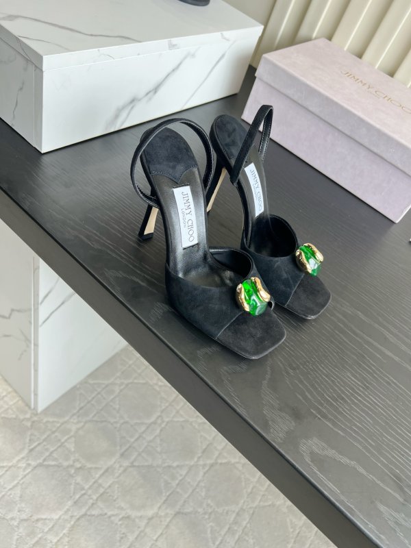 Sandals on high heel