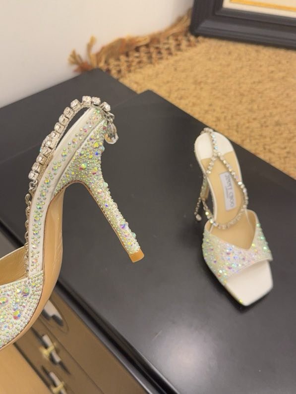 Босоножки на высоком каблуке фото 7