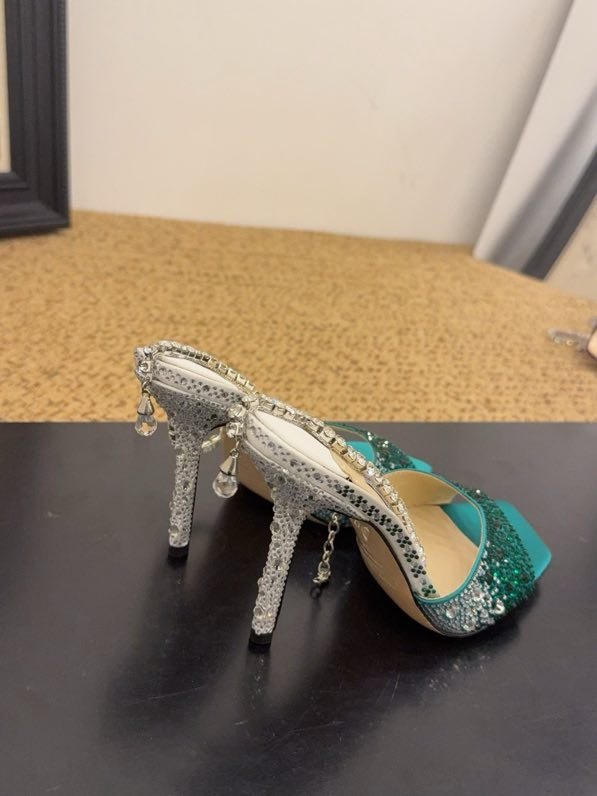 Босоножки на высоком каблуке фото 7